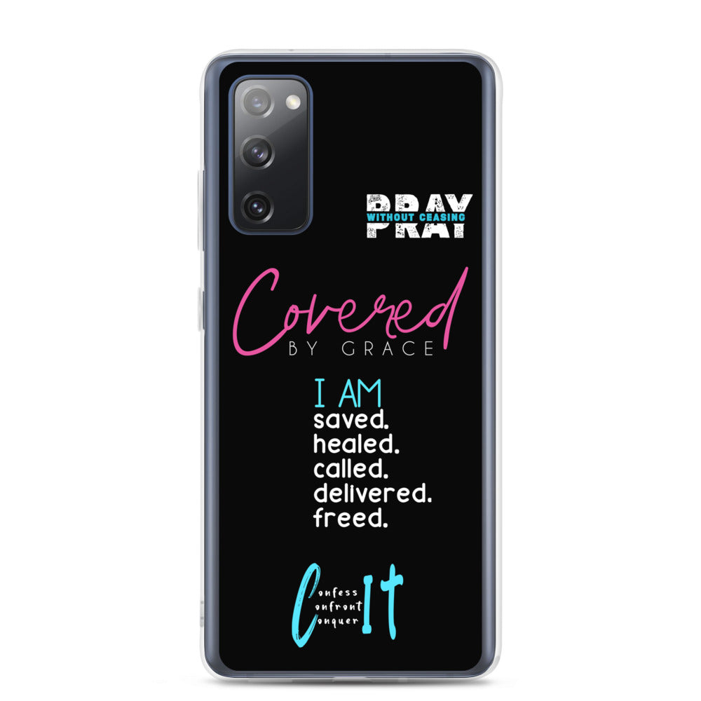Faith Inspired Collage Samsung Case (Blue)