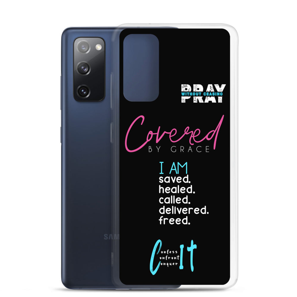 Faith Inspired Collage Samsung Case (Blue)