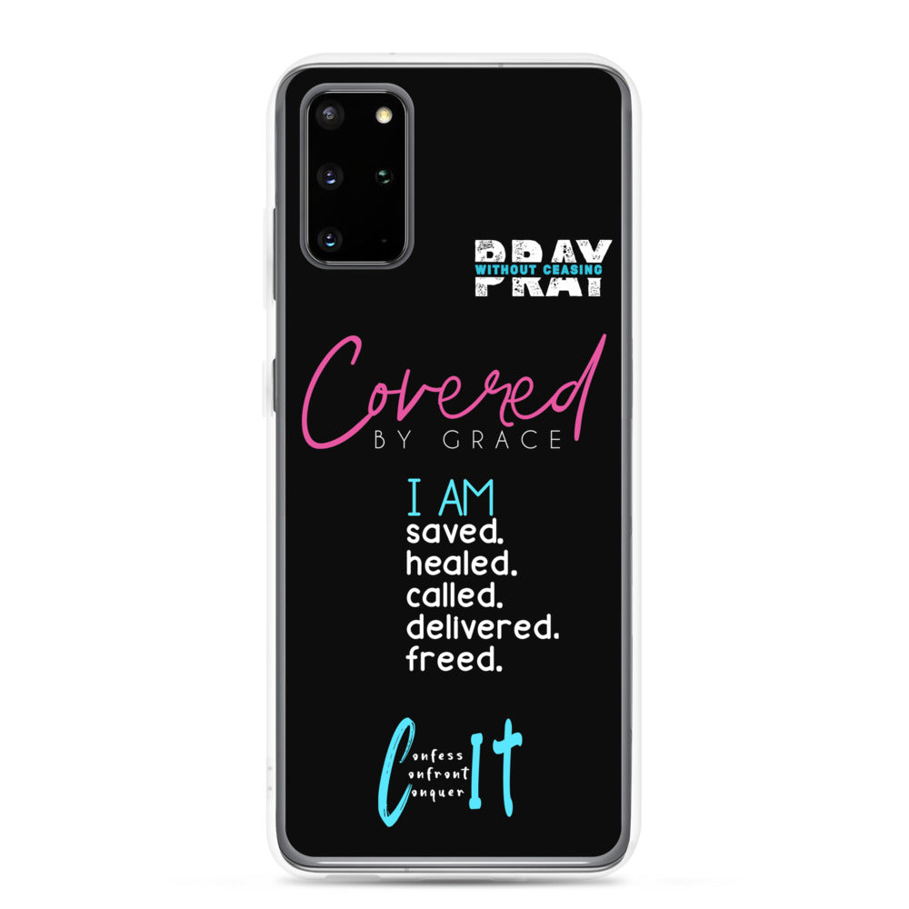 Faith Inspired Collage Samsung Case (Blue)