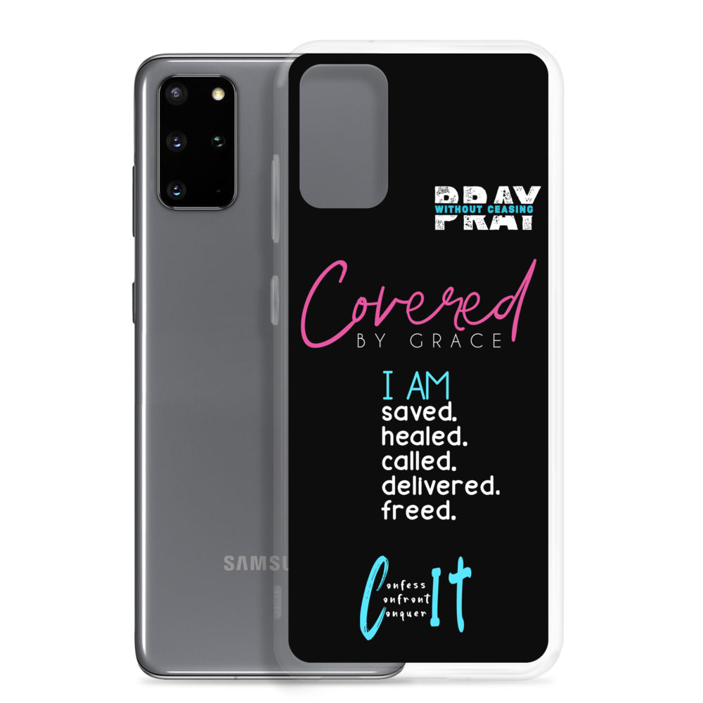 Faith Inspired Collage Samsung Case (Blue)