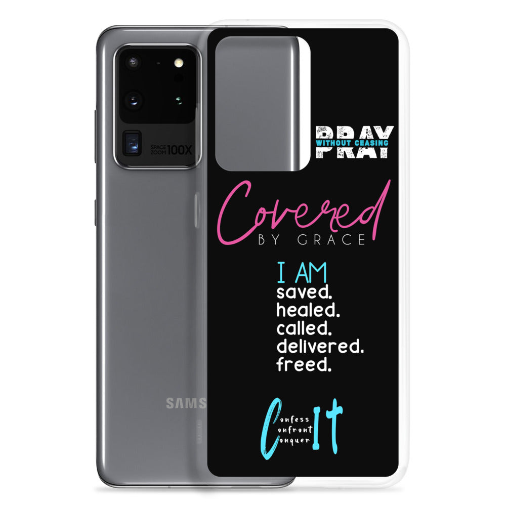 Faith Inspired Collage Samsung Case (Blue)