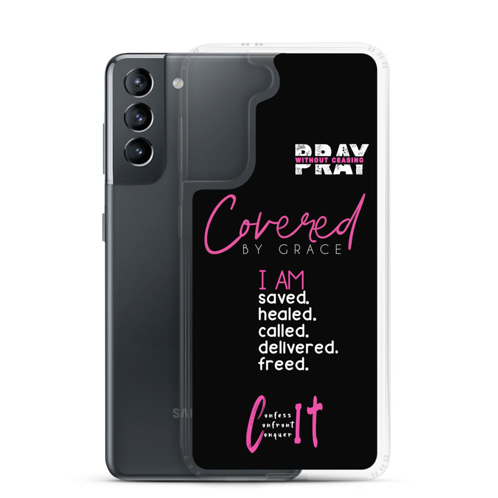 Faith Inspired Collage Samsung Case (Pink)