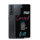 Faith Inspired Collage Samsung Case (Blue)