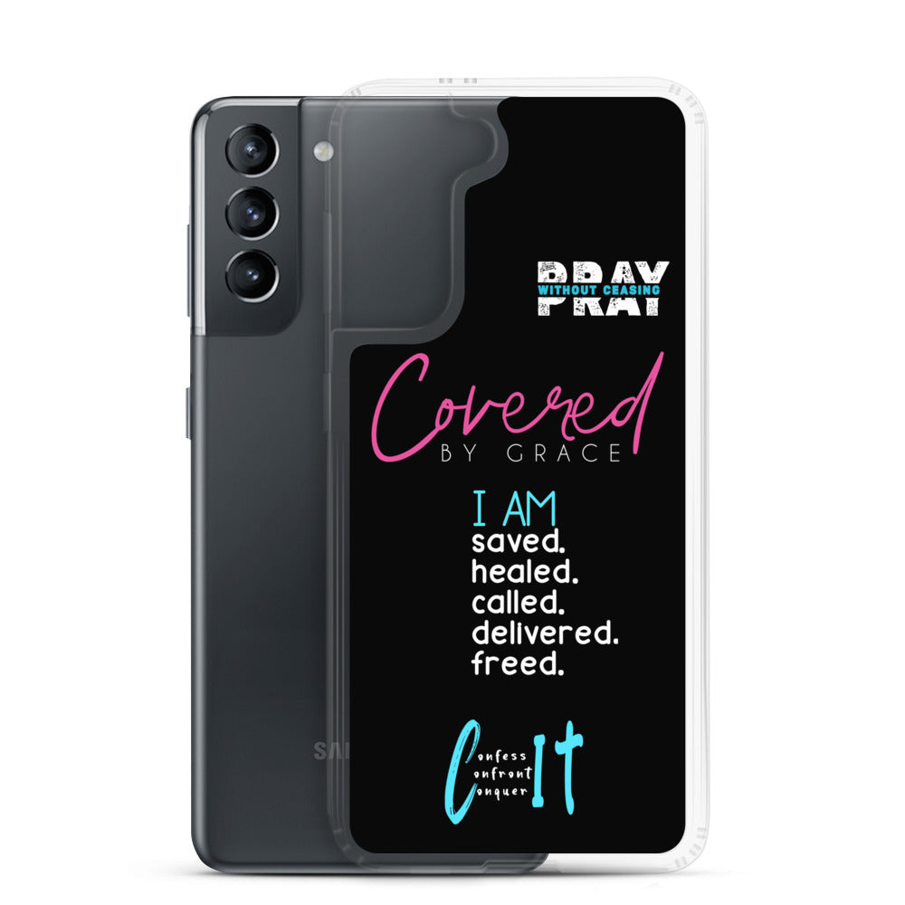 Faith Inspired Collage Samsung Case (Blue)