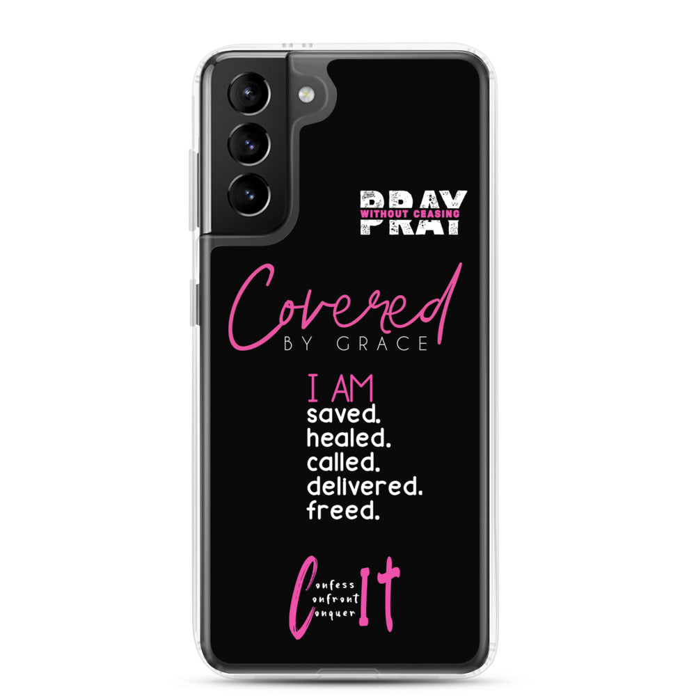 Faith Inspired Collage Samsung Case (Pink)