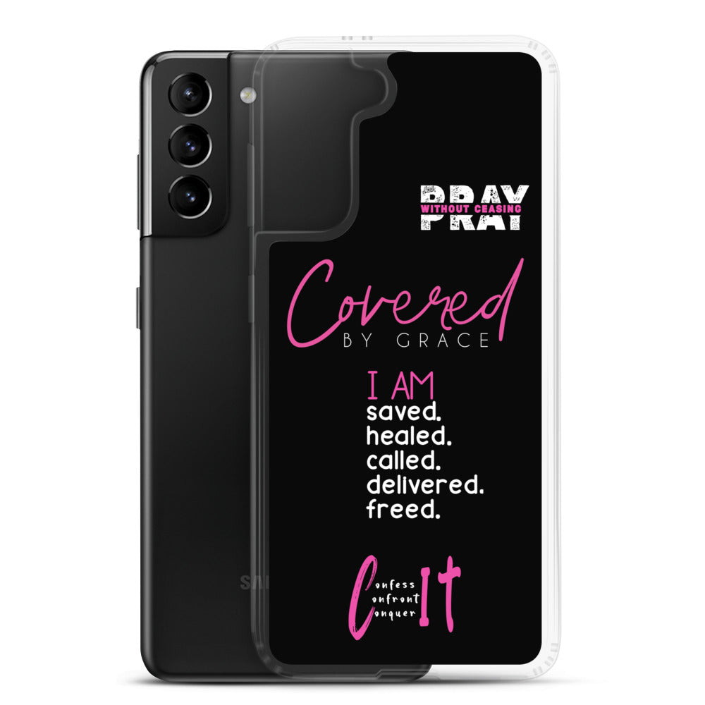 Faith Inspired Collage Samsung Case (Pink)