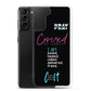 Faith Inspired Collage Samsung Case (Blue)