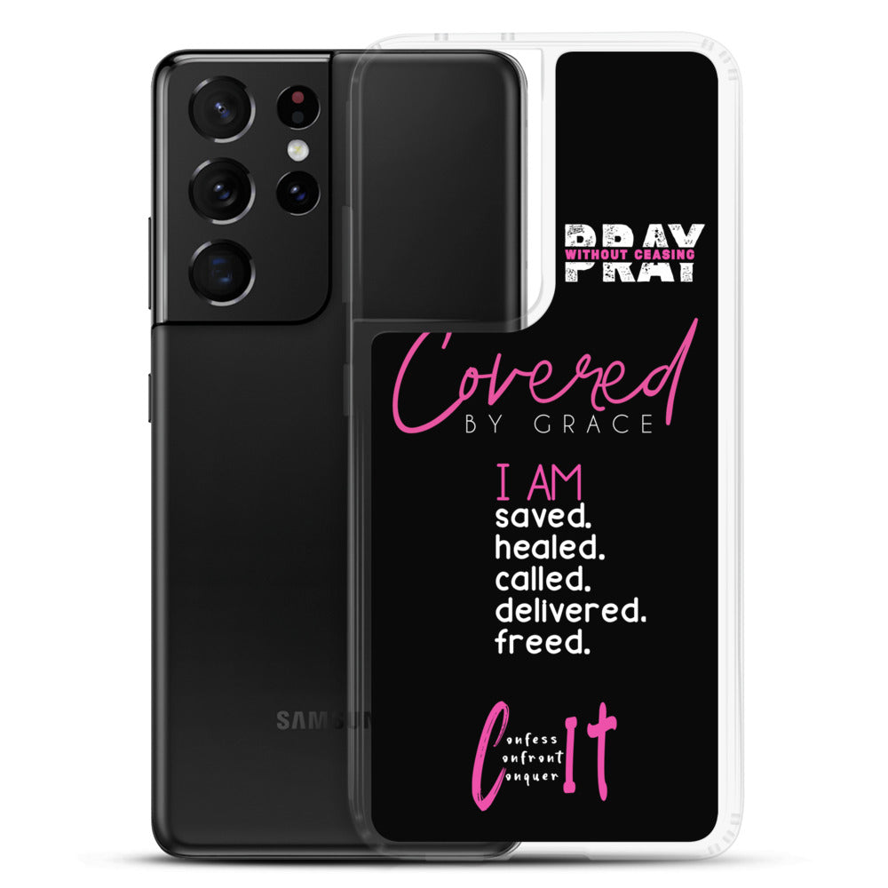 Faith Inspired Collage Samsung Case (Pink)