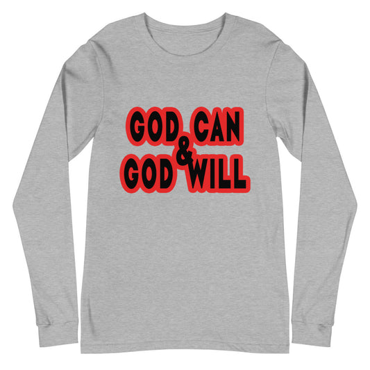 God Can & God Will Long Sleeve Tee