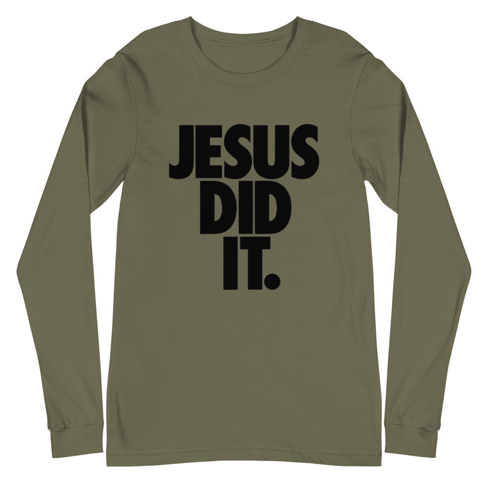 Jesus Did It Long Sleeve Tee