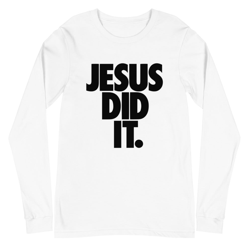 Jesus Did It Long Sleeve Tee