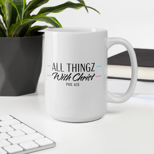 All Thingz With Christ Phil 4:13 Mug